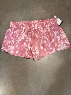 Under Armour Pink Tie-Dye Athletic Shorts